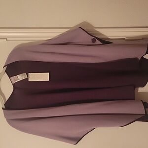 Chicos open front wrap, purole